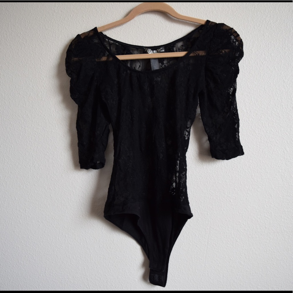 Lace leotard from Guess
